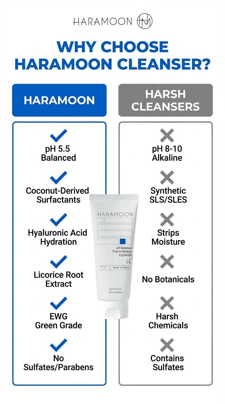 HARAMOON Pure Moisture Balancing Cleanser - Wax | Wane - HARAMOON - 10