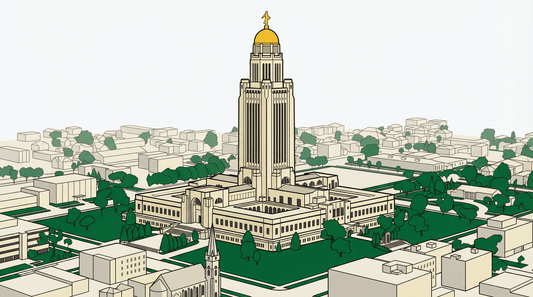 LNK.Nebraska State Capitol 3 - Pack Art Prints – Family Sculpture, Aerial View & Salvation Inscription 3 - Pack | Art Deco Digital Download | Capitol Series | Lincoln Nebraska Architecture Wall Art - Wax | Wane - Art Deco - Digital Download2