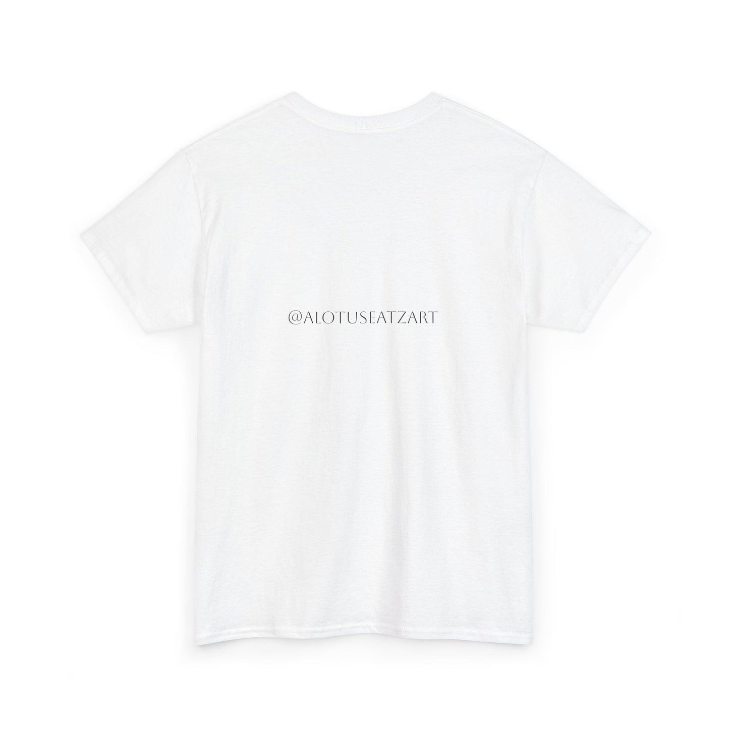 Minimalist Botanical Collage Tee — Black & White Floral Graphic T-Shirt