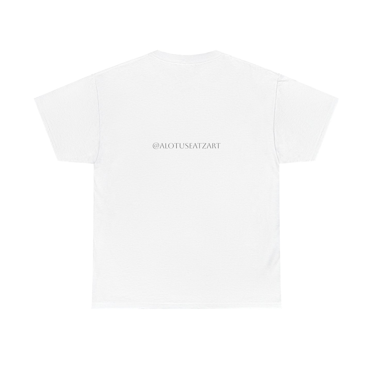 Minimalist Botanical Collage Tee — Black & White Floral Graphic T-Shirt