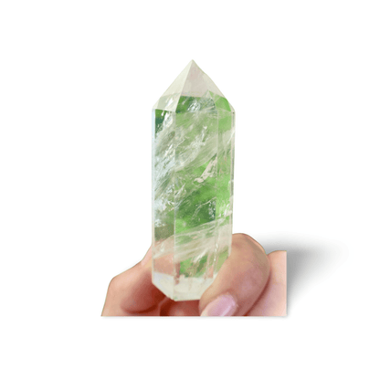AAA Clear Quartz Monolithic Tower | Premium Clarity with 1.5" Thick Stabilized Base | Museum Grade Crystal Point | Precision Cut, Full Clarity Obelisk - Wax | Wane - clear quartz - Crystal15
