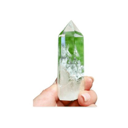 AAA Clear Quartz Monolithic Tower | Premium Clarity with 1.5" Thick Stabilized Base | Museum Grade Crystal Point | Precision Cut, Full Clarity Obelisk - Wax | Wane - clear quartz - Crystal13