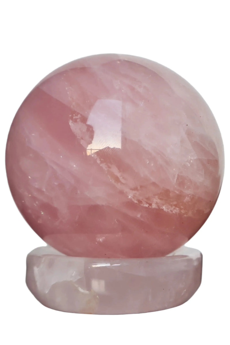 Amethyst or Rose Crystal Ball – Large 3