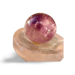 Amethyst Premium Sphere – Polished Crystal Ball of Clarity & Calm (Translucent Purple, Pocket Size ~0.75