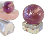 Amethyst Premium Sphere – Polished Crystal Ball of Clarity & Calm (Translucent Purple, Pocket Size ~0.75