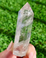 Clear Quartz Crystal Mineral Point with Natural Inclusions, 3