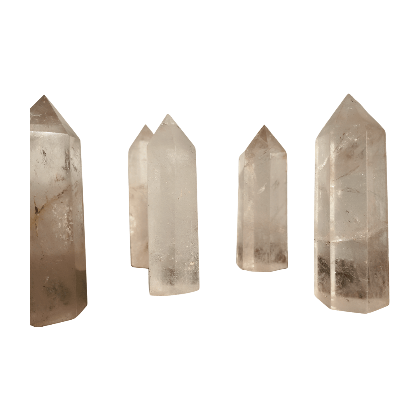 Clear Quartz Crystal Mineral Point with Natural Inclusions, 3" Obelisk Tower - Wax | Wane - clear quartz - Crystal8