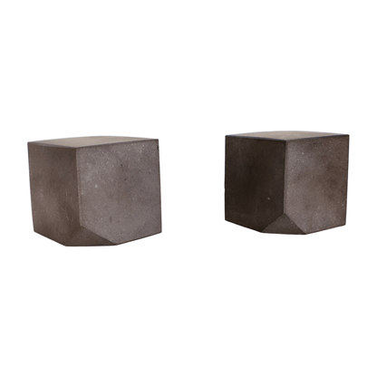 Elite Shungite Cube – Natural EMF Stone | Polished Geometric Mineral - Wax | Wane - carbon mineral - Crystal Geometric3