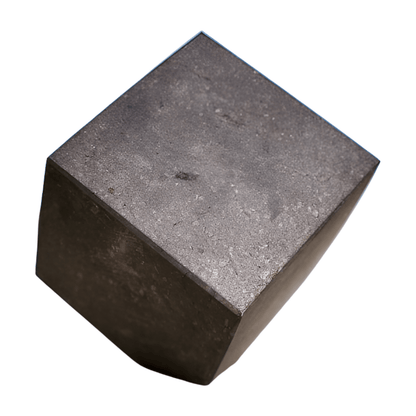 Elite Shungite Cube – Natural EMF Stone | Polished Geometric Mineral - Wax | Wane - carbon mineral - Crystal Geometric1