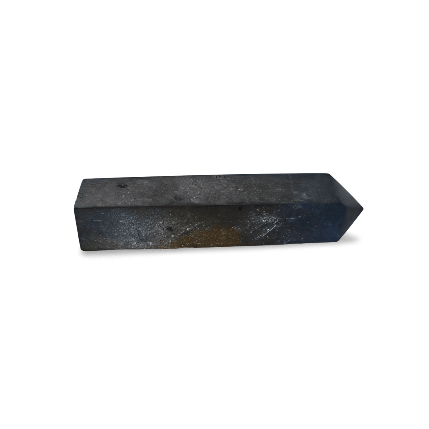 Elite Shungite Stone Tower (Type I, Elite) ONE PIECE, Sourced from Russia, Natural Electromagnetic Wave Absorber and Water Purifier, High Carbon Content Crystal (1) - Wax | Wane - Decor - Crystal3