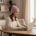 EMF Protection Beanie | Silver Fiber Faraday Hat | RFID Blocking Radiation Shield | 5G WiFi Bluetooth EMF Blocker and Radiation Protection | Unisex Comfortable Daily Wear - Wax | Wane - EMF - EMF4