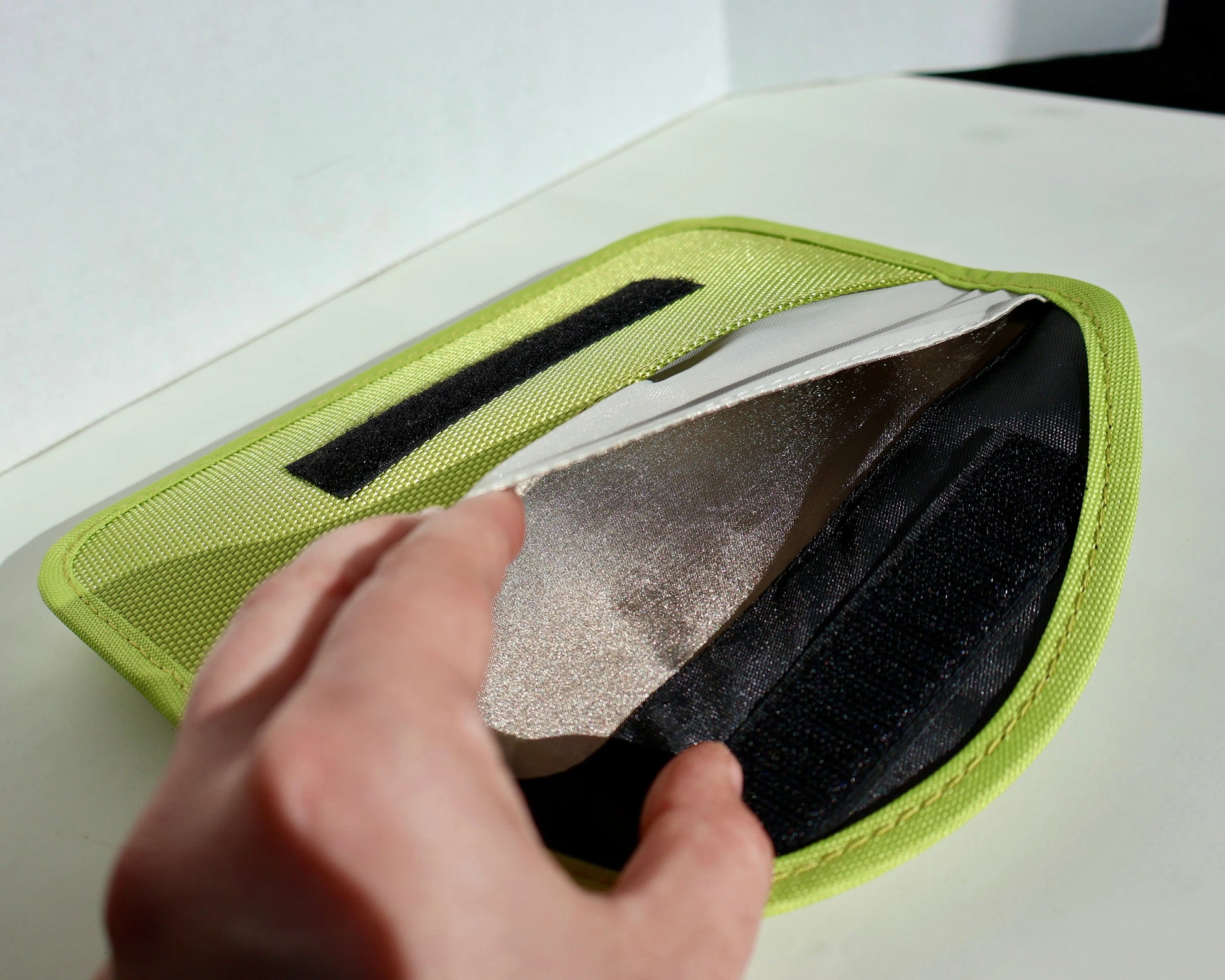 Faraday EMF Blocking Phone Pouch for Standard iPhone - Wax | Wane