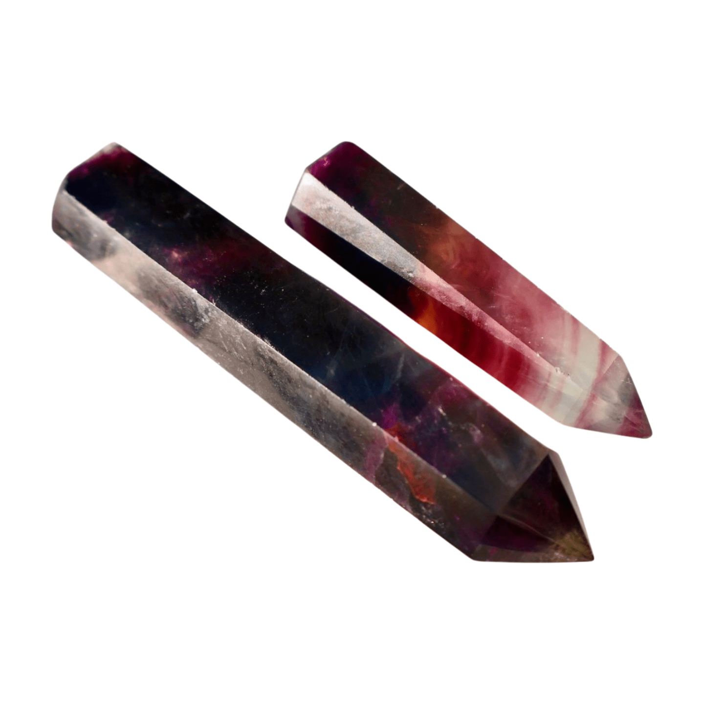 Fluorite Crystal Tower – Deep Purple (Near Black), 5 - 6 inches in Height, ONE PIECE | Natural Gemstone Obelisk - Wax | Wane - collector crystal - Crystal Tower3