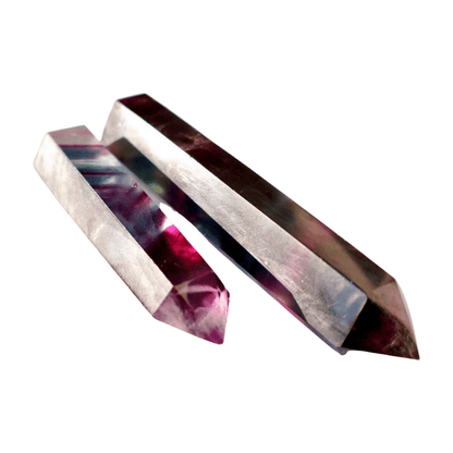 Fluorite Crystal Tower – Deep Purple (Near Black), 5 - 6 inches in Height, ONE PIECE | Natural Gemstone Obelisk - Wax | Wane - collector crystal - Crystal Tower6