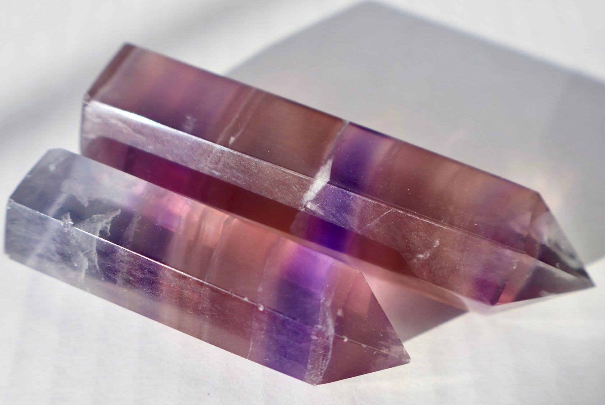 Fluorite Crystal Tower – Light Purple | Natural Gemstone Obelisk - Wax | Wane - collector crystal - Crystal Tower5
