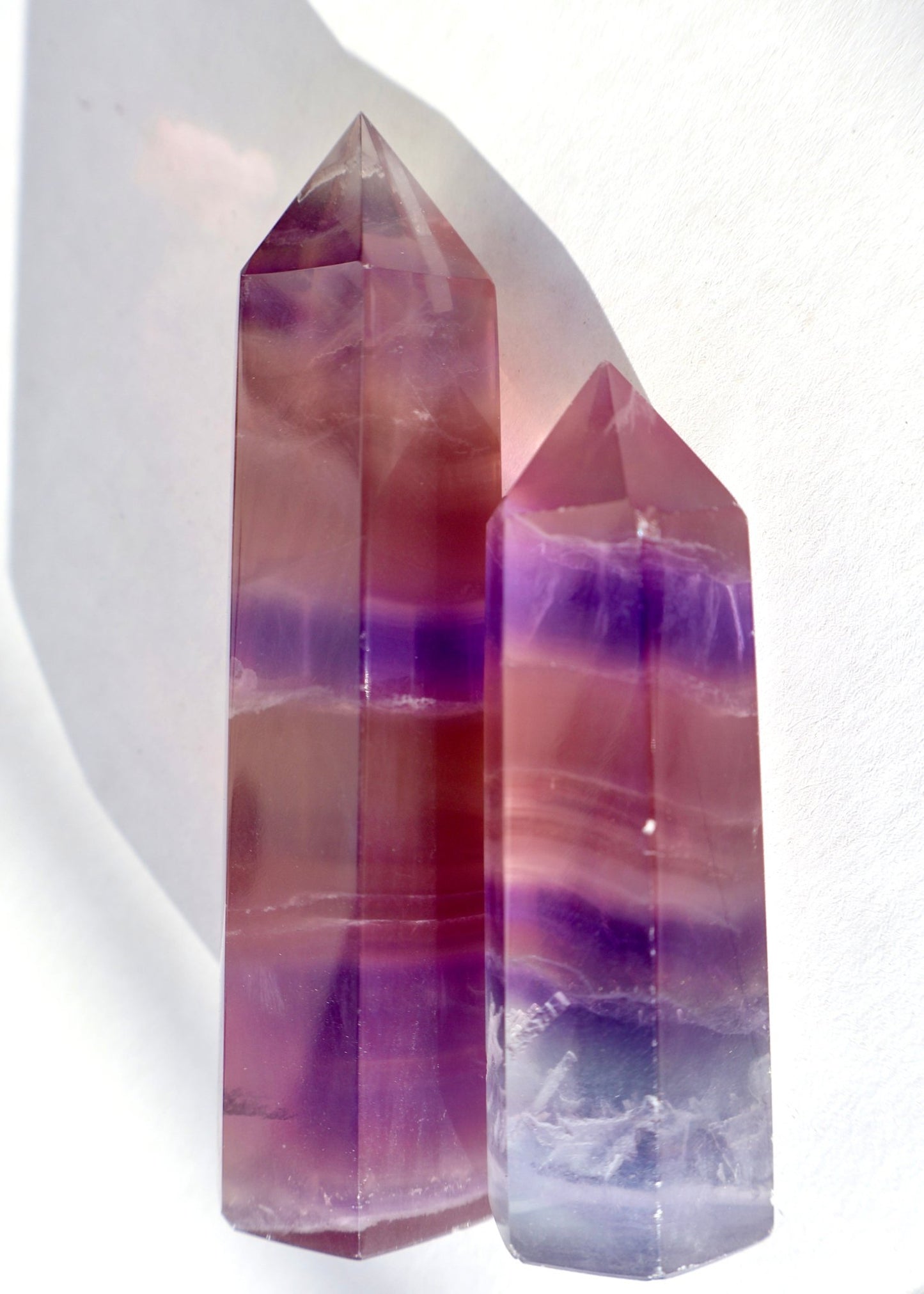 Fluorite Crystal Tower – Light Purple | Natural Gemstone Obelisk - Wax | Wane - collector crystal - Crystal Tower7
