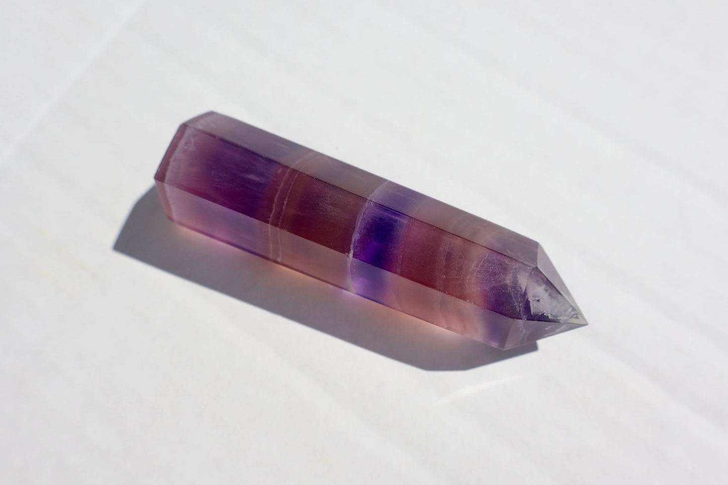 Fluorite Crystal Tower – Light Purple | Natural Gemstone Obelisk - Wax | Wane - collector crystal - Crystal Tower1