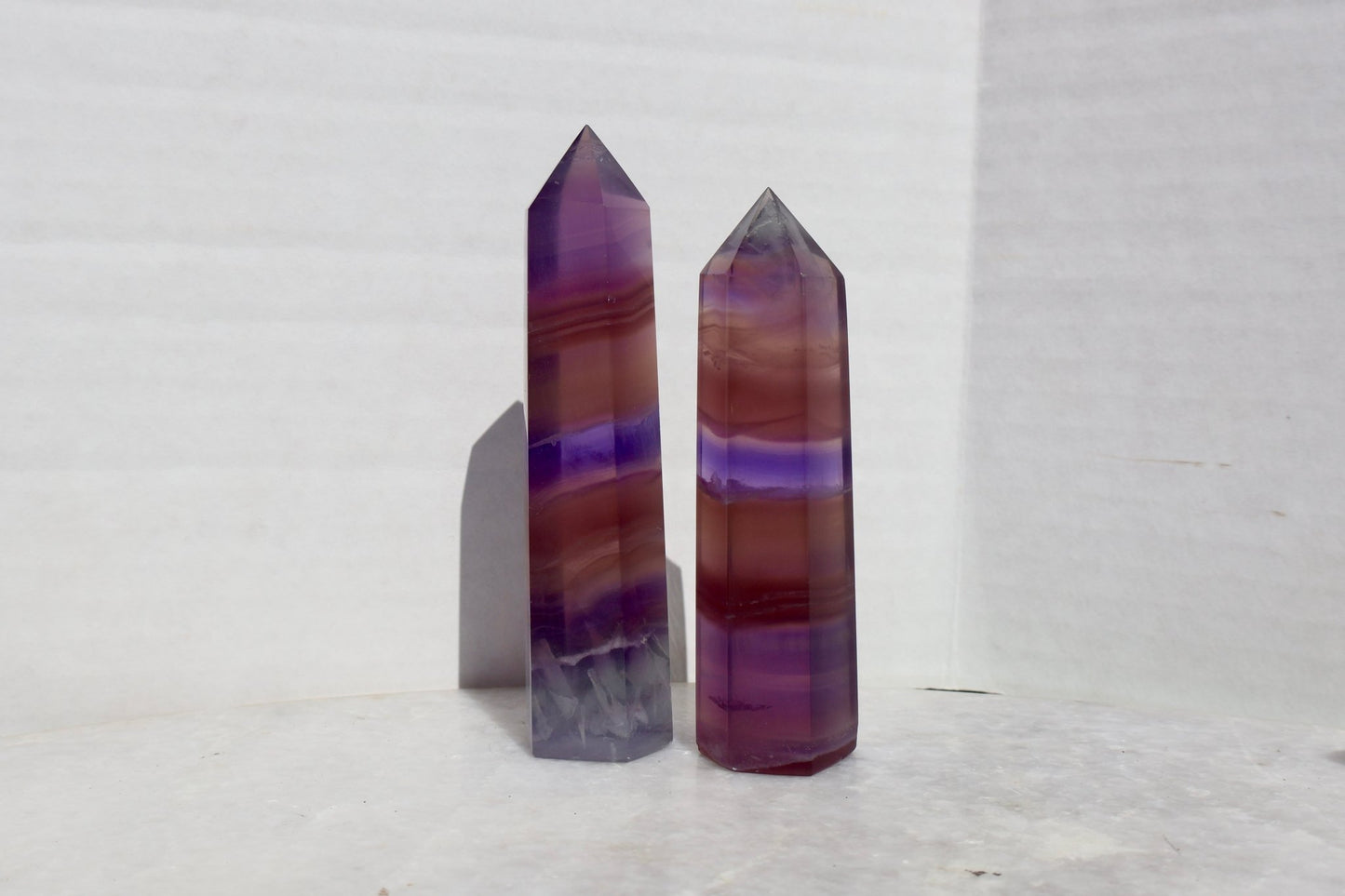 Fluorite Crystal Tower – Light Purple | Natural Gemstone Obelisk - Wax | Wane - collector crystal - Crystal Tower3