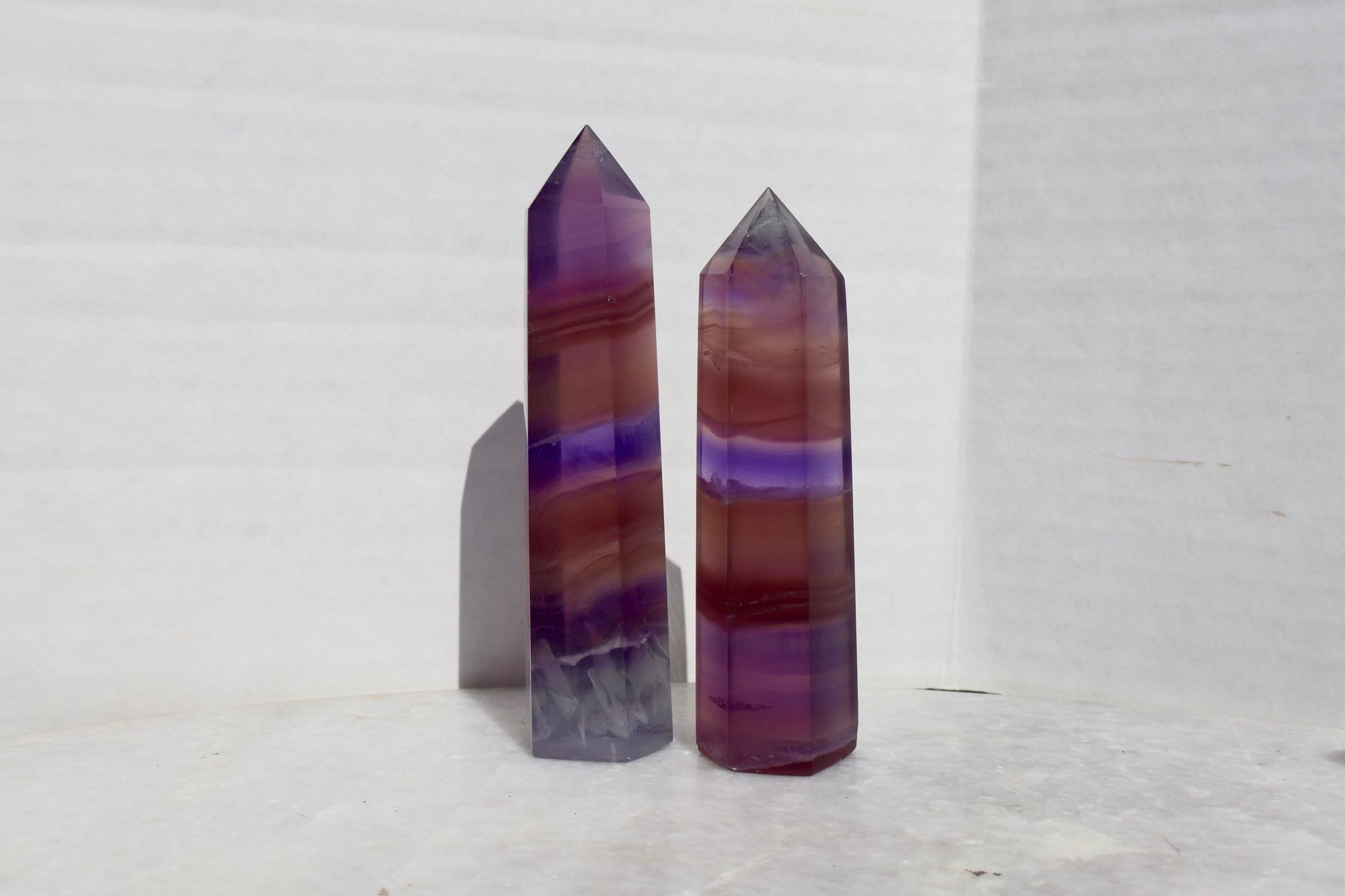 Fluorite Crystal Tower – Light Purple | Natural Gemstone Obelisk - Wax | Wane - collector crystal - Crystal Tower3