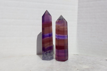 Fluorite Crystal Tower – Light Purple | Natural Gemstone Obelisk - Wax | Wane - collector crystal - Crystal Tower3