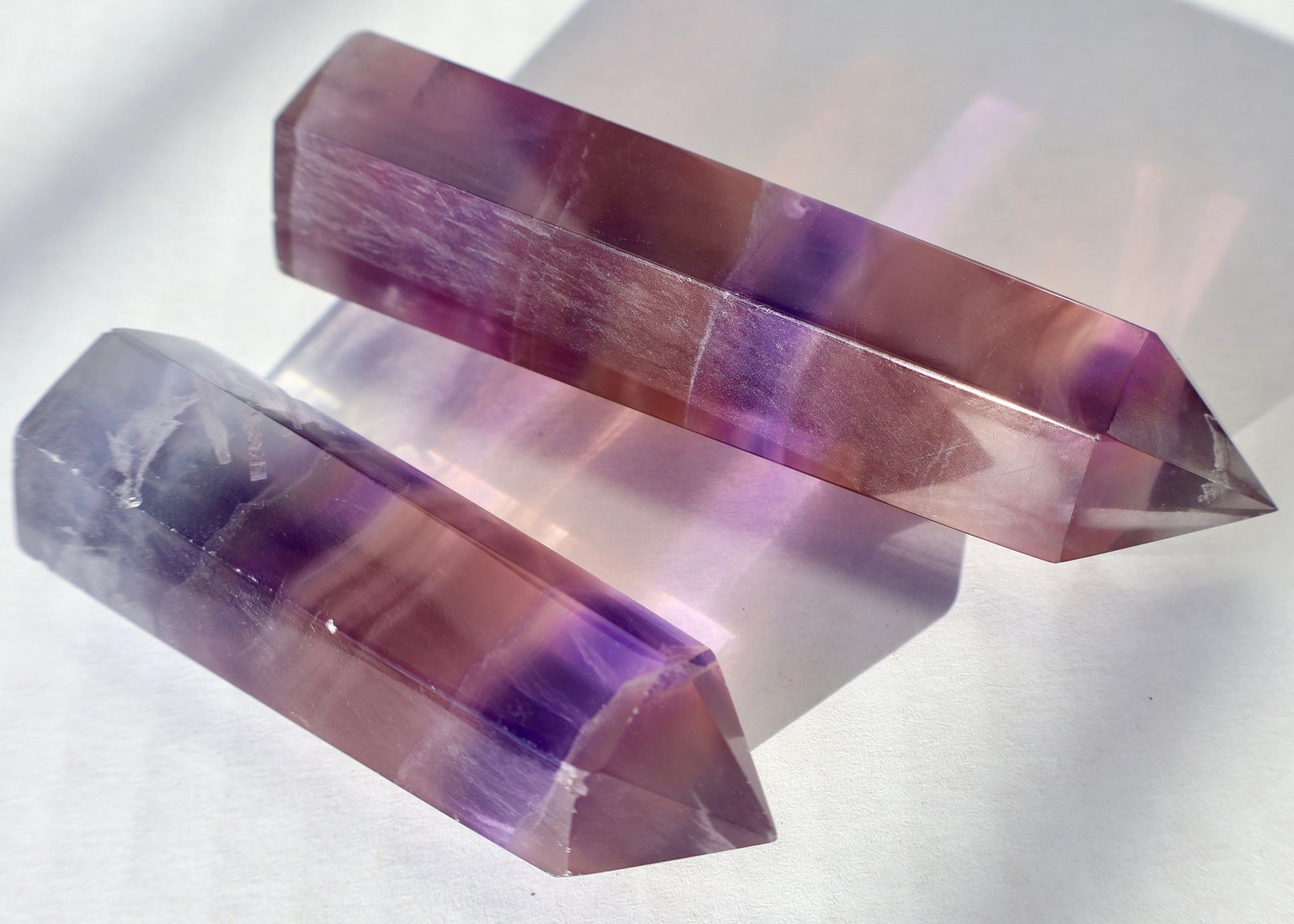 Fluorite Crystal Tower – Light Purple | Natural Gemstone Obelisk - Wax | Wane - collector crystal - Crystal Tower6