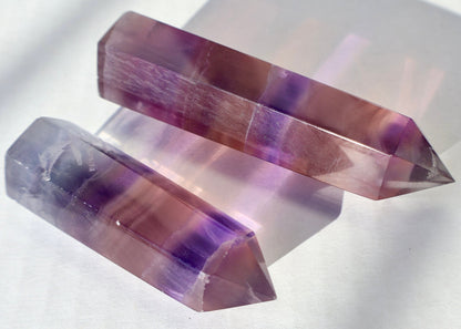 Fluorite Crystal Tower – Light Purple | Natural Gemstone Obelisk - Wax | Wane - collector crystal - Crystal Tower6