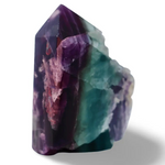 Fluorite Tetrahedron Column – Unpolished 3.5
