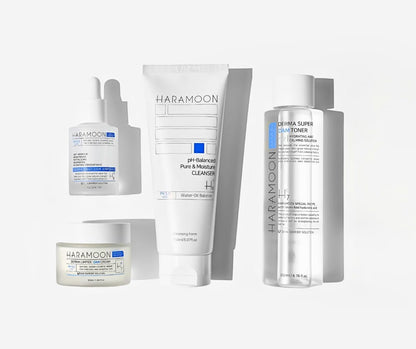 HARAMOON 4 Piece Korean Skincare Ultimate 4 Steps To Glass Skin Routine Bundle Set - Wax | Wane - HARAMOON - Skin Care1