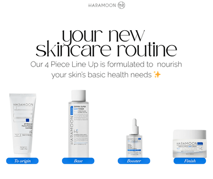 HARAMOON 4 Piece Korean Skincare Ultimate 4 Steps To Glass Skin Routine Bundle Set - Wax | Wane - HARAMOON - Skin Care5