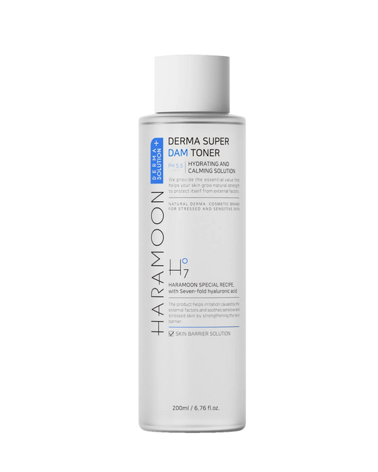HARAMOON Super Dam Toner | Gentle for Sensitive Skin, 200mL - Wax | Wane