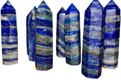 Lapis Lazuli Obelisk - Authentic Quality Gemstone for Wisdom and Truth, Decorative 4 - Inch Tall - Wax | Wane - Decor - Crystal3