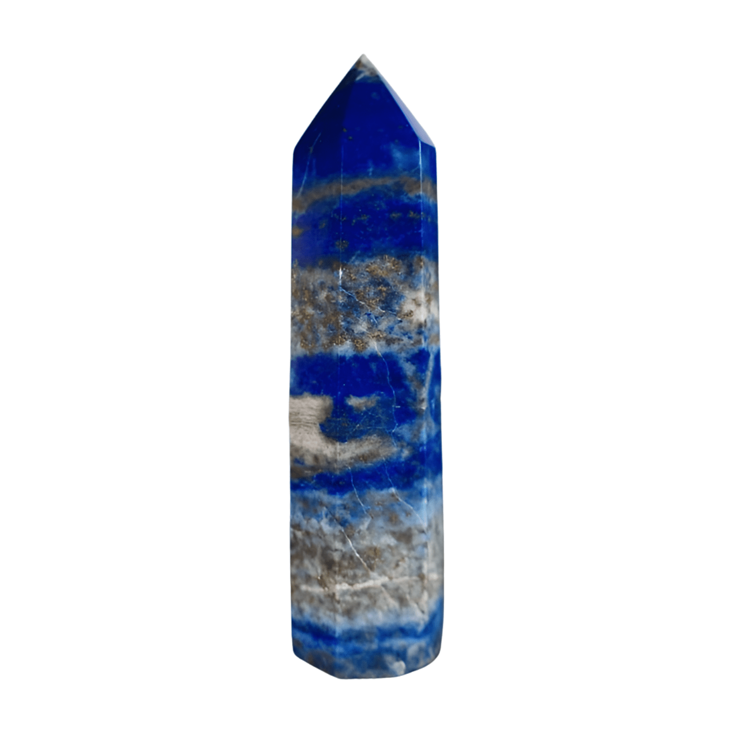 Lapis Lazuli Obelisk - Authentic Quality Gemstone for Wisdom and Truth, Decorative 4 - Inch Tall - Wax | Wane - Decor - Crystal1