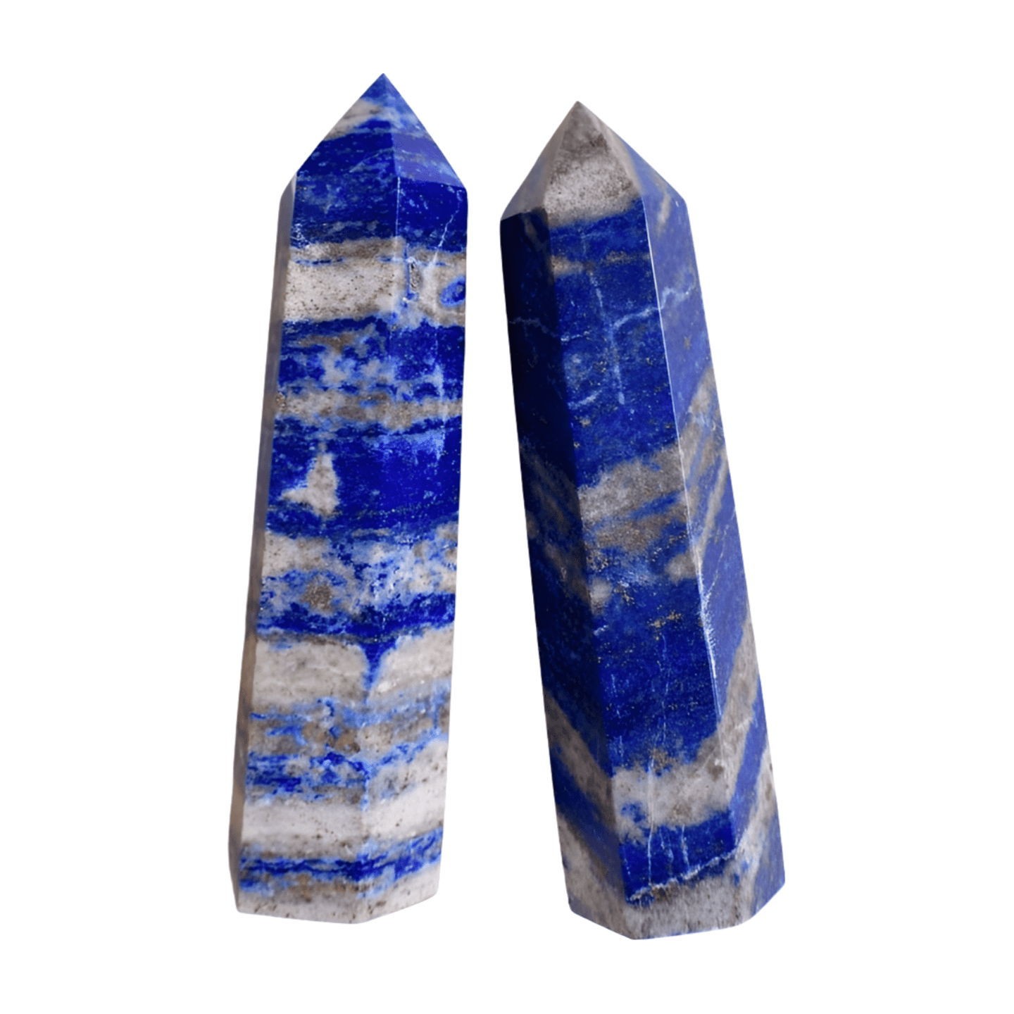 Lapis Lazuli Obelisk - Authentic Quality Gemstone for Wisdom and Truth, Decorative 4 - Inch Tall - Wax | Wane - Decor - Crystal2