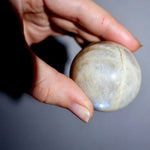 Moonstone Crystal Ball - Natural Prismatic Aura, Intuition and Awareness Stone Sphere, 1.5