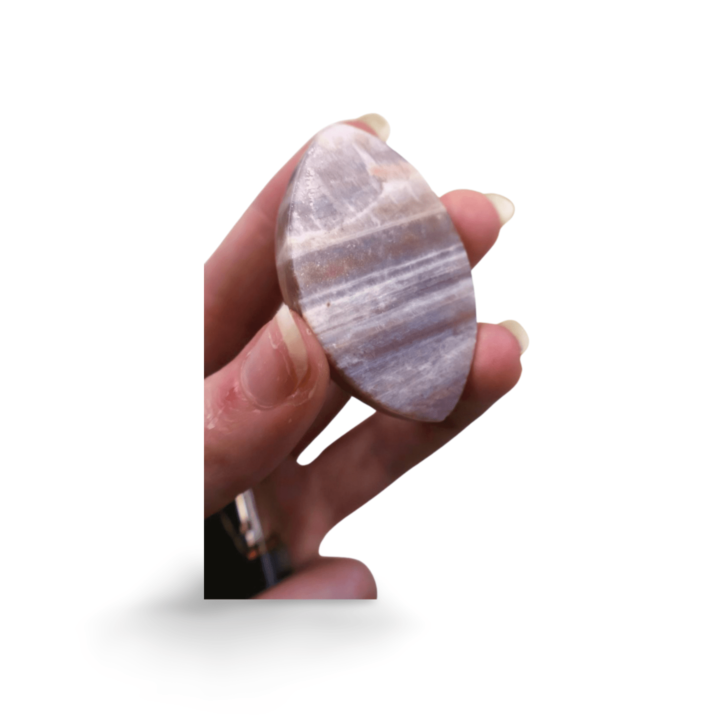 Moonstone Feminine Form Crystal | Pocket - Sized Anatomical Carving - Wax | Wane - anatomical art - Crystal4