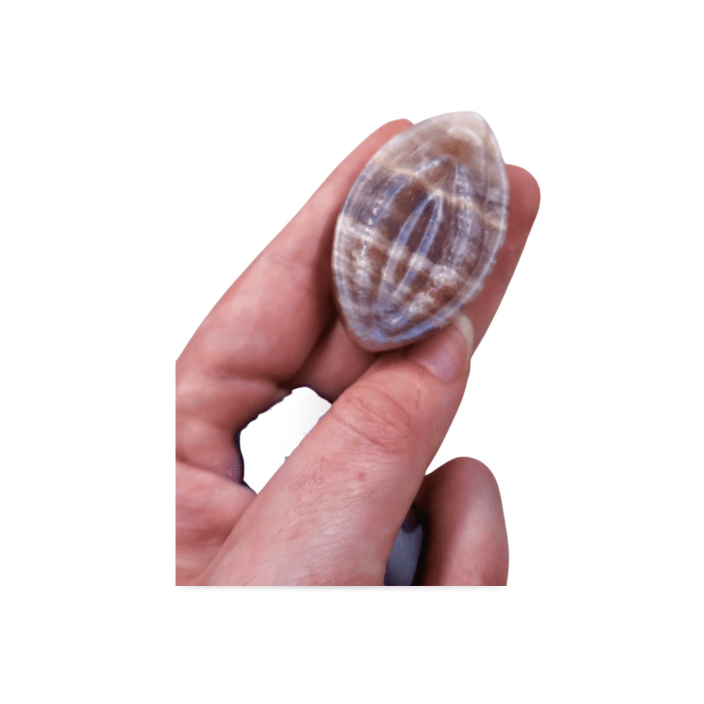 Moonstone Feminine Form Crystal | Pocket - Sized Anatomical Carving - Wax | Wane - anatomical art - Crystal5