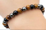 Natural Crystal Healing Bracelet – Natural 6 and 8mm Gemstone Beads | One Piece, 3 Sizes (Copy) - Wax | Wane - amazonite bracelet - Crystal Bracelet4