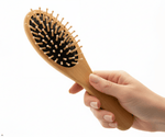 Natural Wooden Hair Brush – Gentle Detangling & Scalp Massage - Wax | Wane - eco - friendly - Hair Brush2
