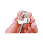 Premium Glass Sphere Stand – Stable Display for Gemstone Balls | Durable & Minimalist Crystal Holder, 0.5" - Wax | Wane