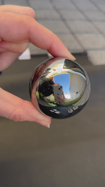 Terahertz Sphere - Genuine Crystal Ball, Polished Rare Home Decor Accent