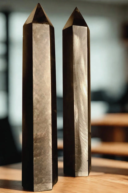 Terahertz Metal Obelisk Tower, Authentic Japanese Made, 7" - Wax | Wane