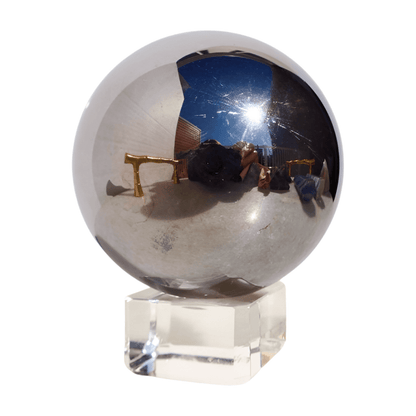 Terahertz Sphere - Genuine Crystal Ball, Polished Rare Home Decor Accent - Wax | Wane - Decor - Crystal3