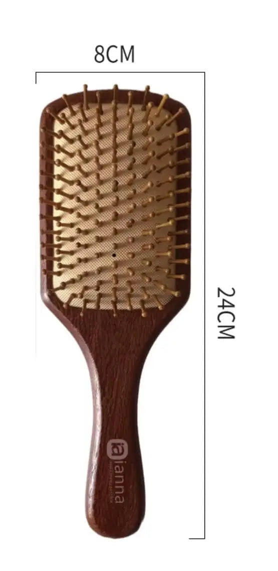 XL Sandalwood Paddle Brush – Durable, Natural Material for Thick Hair - Wax | Wane